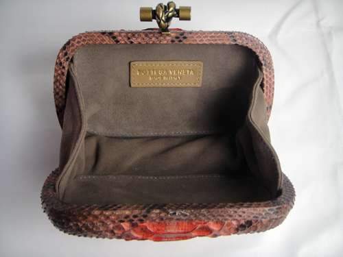 Bottega Veneta Clutches New Knot 8651 orange silver